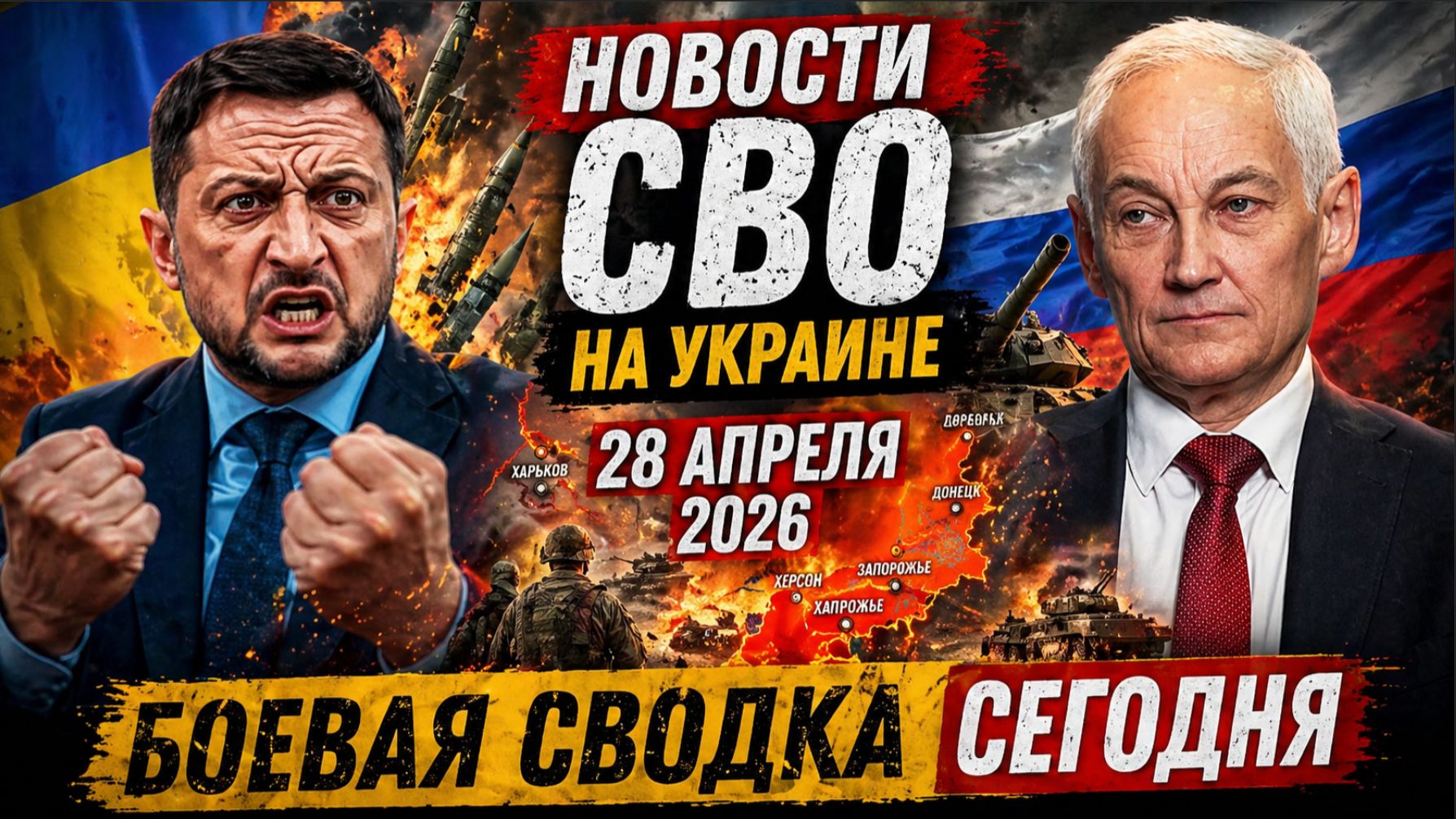 Новости СВО на Украине и боевая сводка на сегодня, 28 апреля..