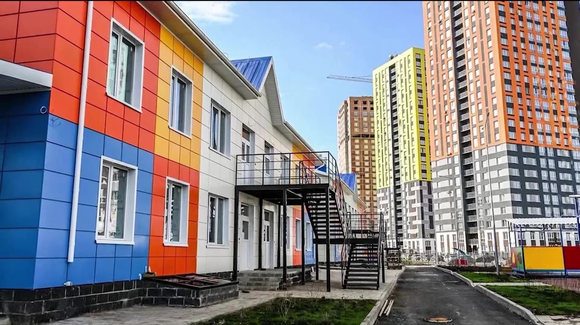 В уфимском микрорайоне Затон-Восточный продолжается строительство нового детсада