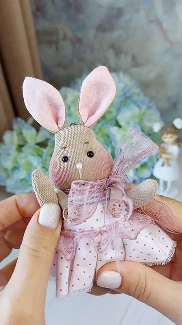 текстильная игрушка брелок ручной работы