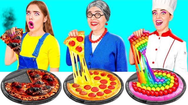 Кулинарный Челлендж Я против Бабушки  Простые Кулинарные Лайфхаки