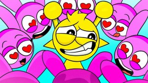 ОН ОСТАЛСЯ 1 С КУЧЕЙ ДЕВЧОНОК... SPRUNKI & POPY PLAY TIME 5 АНИМАЦИЯ