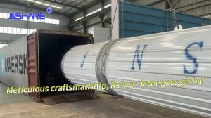 Тщательная работа мастеров, роторная сушилка выходит на мировой рынок #машина #производство