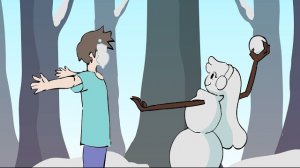 Улыбающийся Снежный голем | Анимация для Майнкрафта