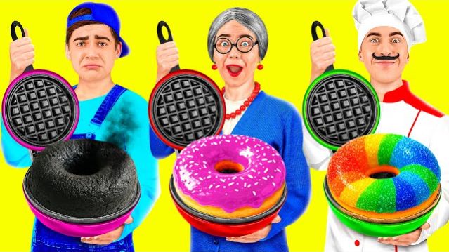 Кулинарный Челлендж Уэнсдей Против Бабушки  Фантастические Лайфхаки