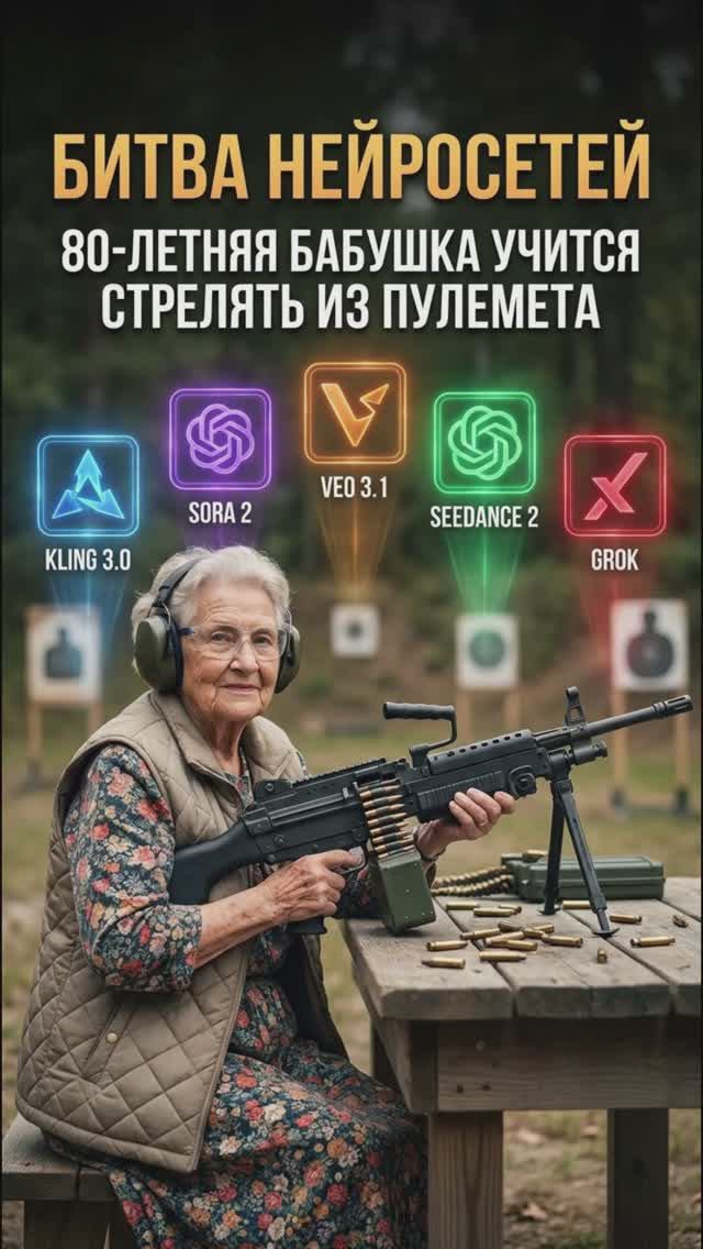 Битва нейросетей - Бабуля и автомат