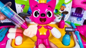 Мультики для девочек 🚑 Игровой набор «Pinkfong» и скорая помощь. Мультики для детей и малышей