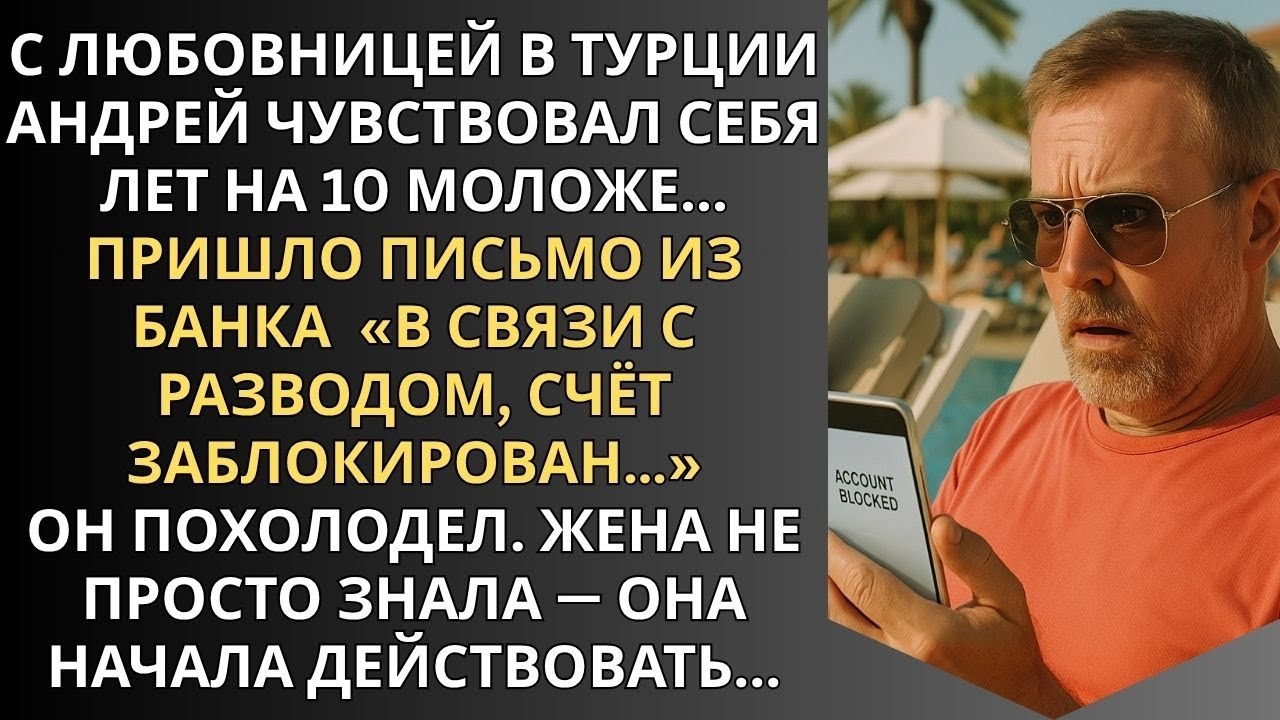С любовницей в Турции Андрей чувствовал себя лет на 10 моложе, а жена уже действовала