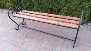 Садовая уличная скамейка - Madmetal.ru