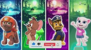 😱 НЕВОЗМОЖНО! Зума против Щенячьего Патруля и Джерри! 🔥 Плитки Музыки: Фулл Комбо Челлендж! 🚀