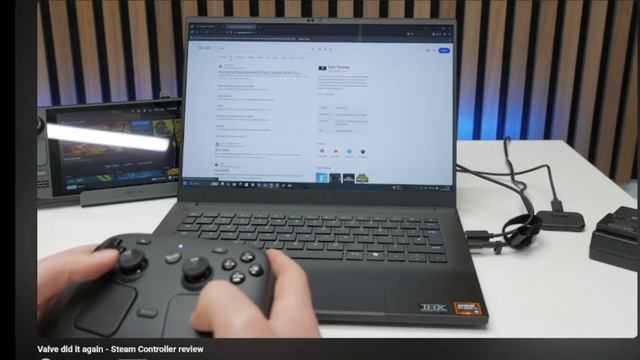 Steam controller первый обзор! С переводом. смотреть онлайн