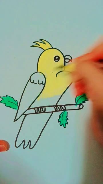 Parrot#shorts Art. Лайфхак😜22=🦜