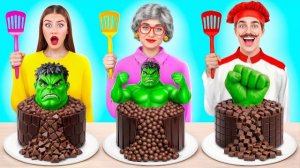 Мой кулинарный челлендж против бабушки | Сумасшедшие кулинарные истории | Много радости