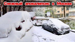 Снежный апокалипсис в Москве❗ Апрельский снегопад накрыл Москву и область❗ Деревопад и ДТП❗