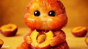 Милые или жуткие? Искусственный интеллект в виде фруктовых детенышей, поедающих настоящие фрукты