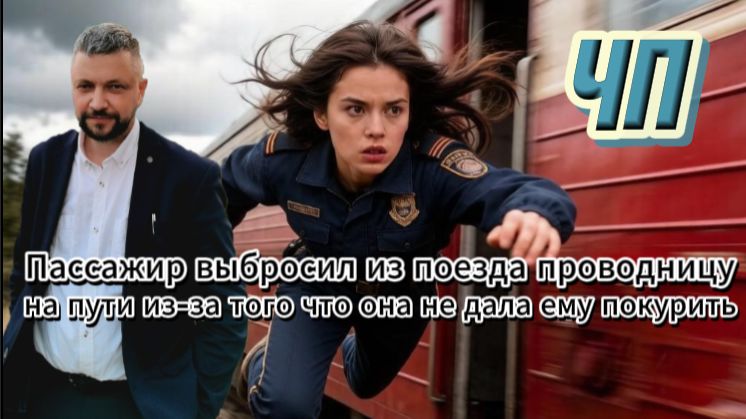 Выбросил из поезда Челябинск-Санкт Петербург проводницу и закрыл спокойно дверь