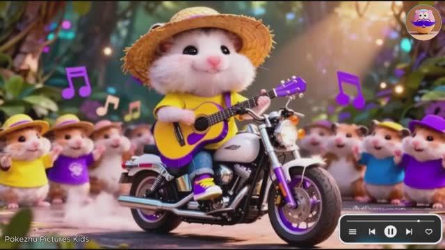 🐹МУЛЬТИК-ПЕСЕНКА: ХОМЯЧОК КРОХА И ГИТАРА🎸 | Развивающие детские песни и мультики