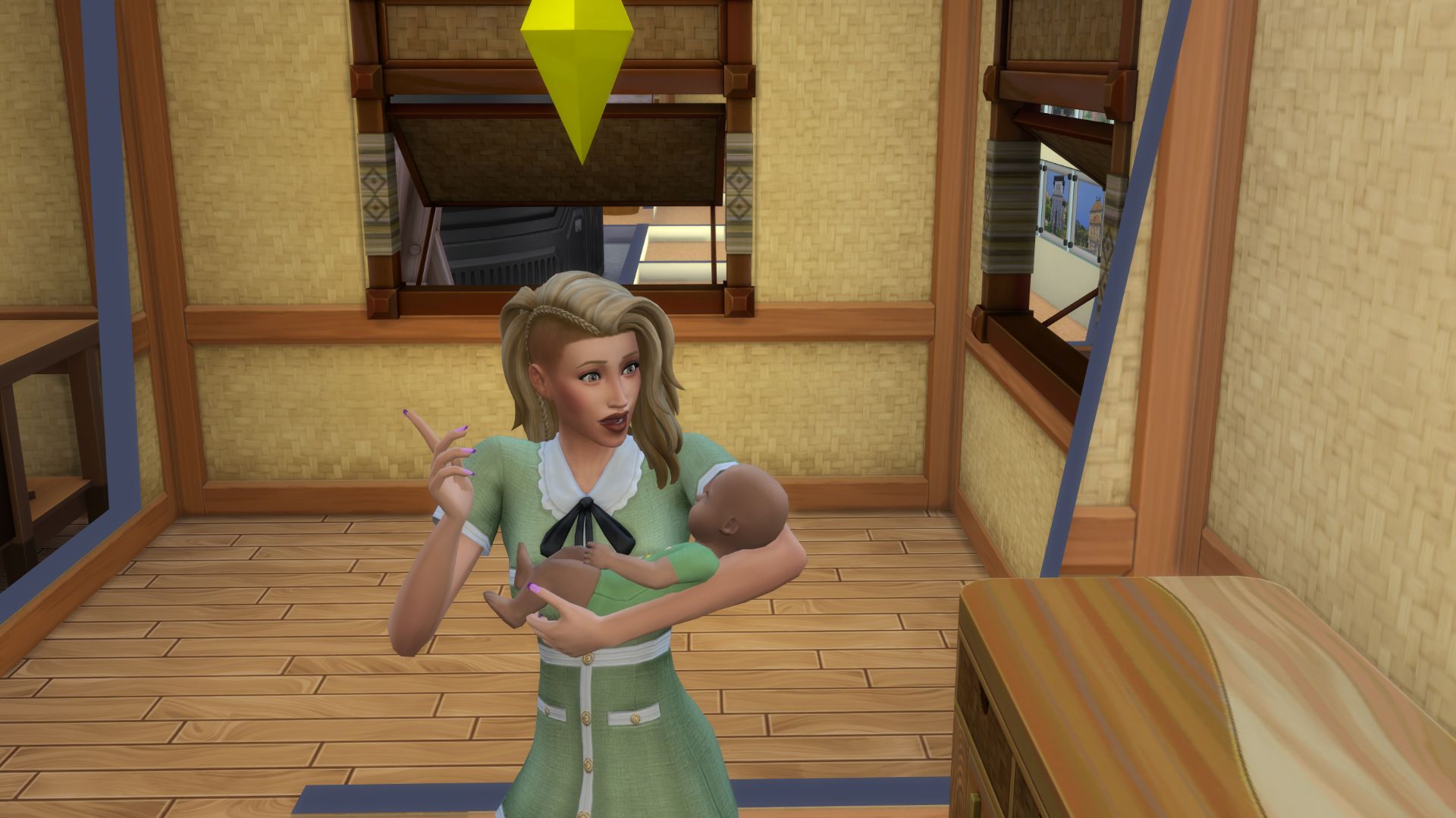 Фотогалерея. - The Sims 4. Из грязи в князи\Rags To Riches -16 эп. Рождение наследника.