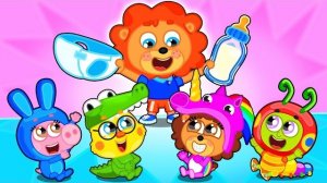 Маша и Леопольд. В карнавальных костюмах - Мультик для детей - Lion Family на русском