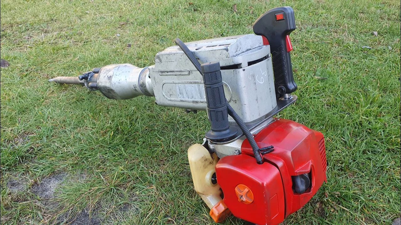 Самодельный бензиновый отбойный молоток