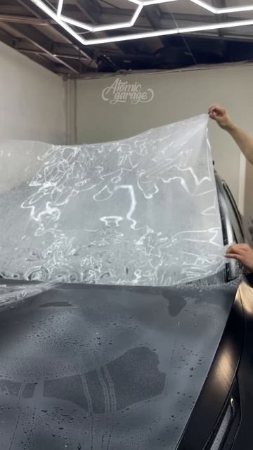 Бронирование лобового стекла KIA Sportage 5 пленкой ClearPlex