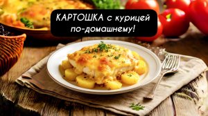 КАРТОШКА с курицей по-домашнему!