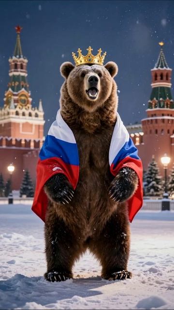 Корона мишки: Регресс страны россия медведь мрак