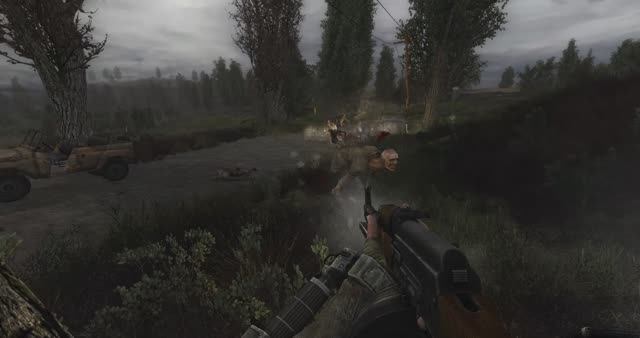 58 S.T.A.L.K.E.R. Lost Alpha DC 1.4007 - северные холмы - мелкий воришка - найти пистолет и артефакт