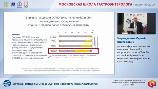 Черемушкин Сергей Викторович Overlap-синдром СРК и ФД как избежать полипрагмазии_
