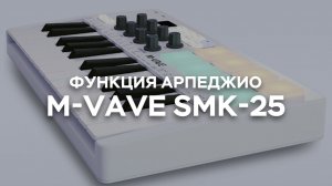 MIDI-клавиатура SMK-25 — Функция арпеджио
