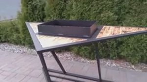 Мангал Треугольный Лофт стиль - Madmetal.ru