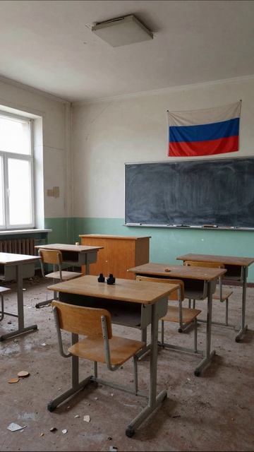 Пустой класс: заброшенные мечты и разочарования #пустота #брошеннаяшкола #разрушение
