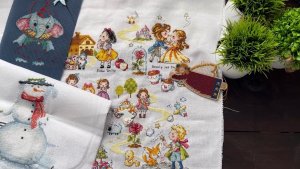 38. Вышивальная неделя апреля. Продвижения по процессам