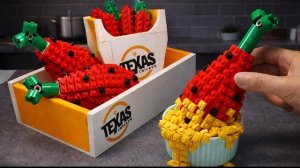 Специальное меню Техаса: ХРУСТЯЩИЙ рецепт жареной курицы с арбузом LEGO!