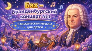Бах – Бранденбургский концерт №1 ✨ Классическая музыка для детей