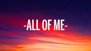 G. Marks  «All of me»