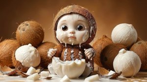 Мило или жутко? Фруктовые малыши от ИИ взрываются 🍊💥👶 Лучшее Satisfying ASMR