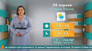 Погода в Старом Осколе на 28 апреля