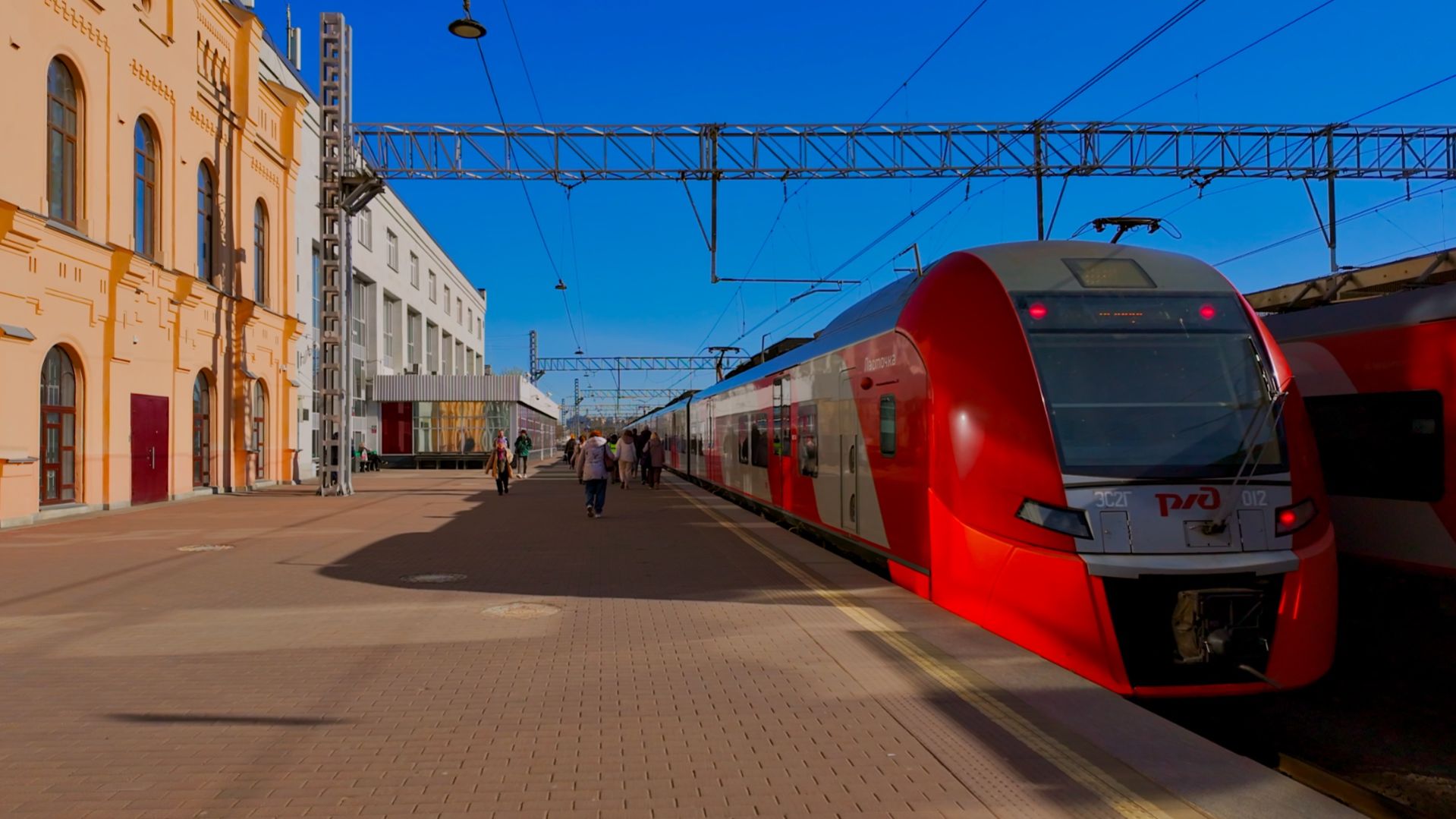 Поездка на электропоезде "Ласточка" из Санкт-Петербурга в ВЫБОРГ.