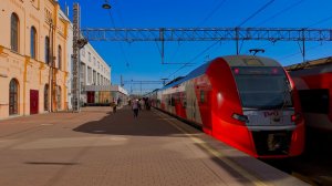 Поездка на электропоезде «Ласточка» из Санкт-Петербурга в ВЫБОРГ.