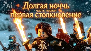 Лего анимация Долгая ночь часть первая Столкновение