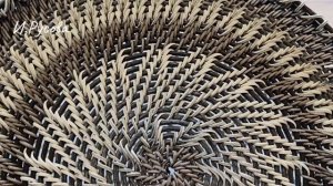 МК по плетению колоска на бортике корневым плетением из ротанга