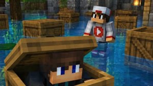 Прятки под водой с Лисёнком 2-Серия в Майнкрафт {Белчёнок}