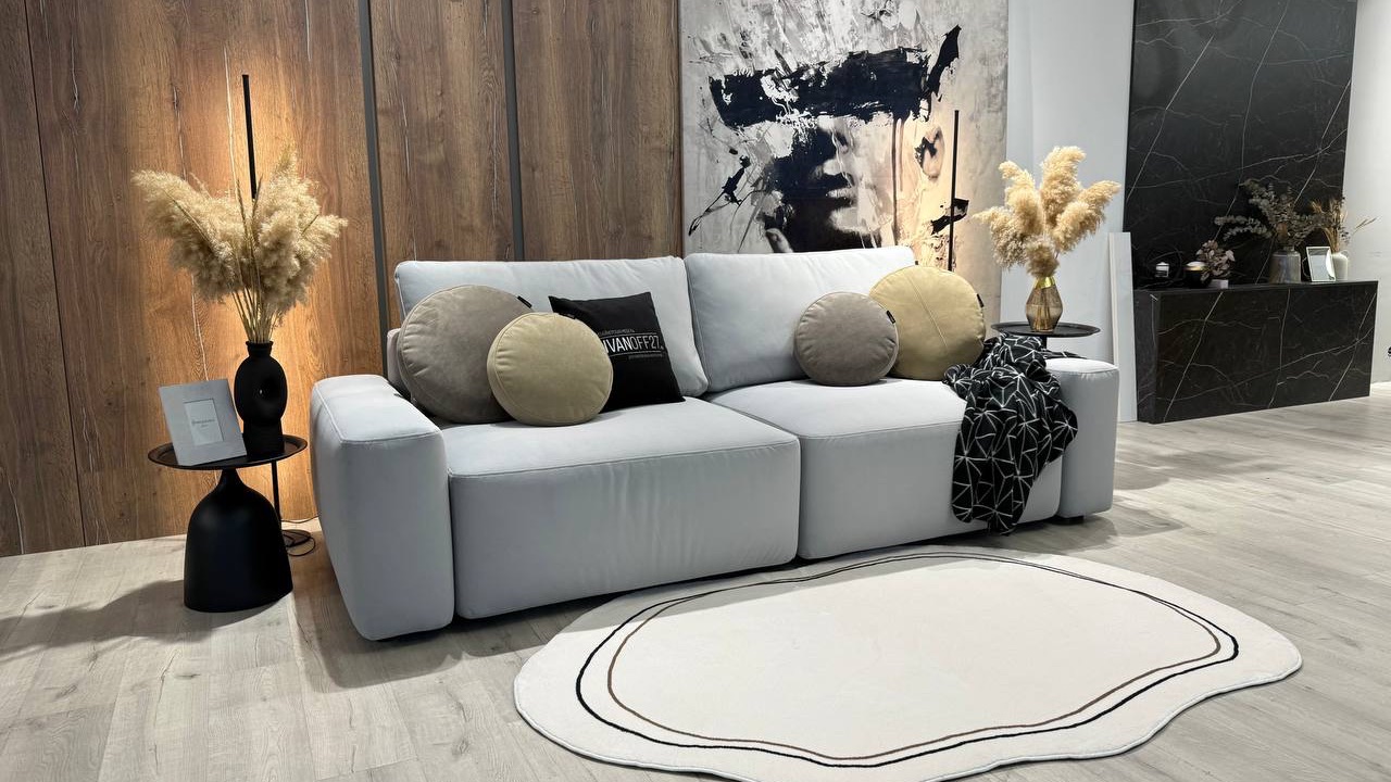 Диван ШЭР от фабрики дизайнерской мягкой мебели ДИВАНОФФ27 (собственное производство)
