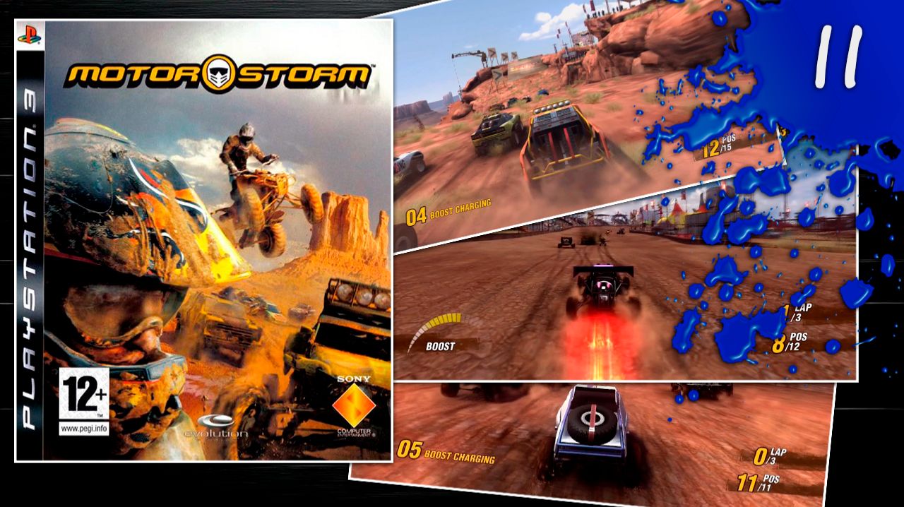 Проходим игру с полки | MotorStorm  | PS3 | 2007 #II