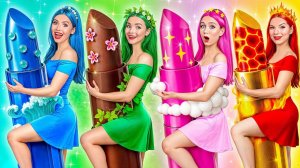 Девушка Огонь, Вода, Воздух И Земля # Сумасшедший челлендж c 4 Стихиями от Bubba DO Challenge