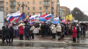 Снег и мороз не помешали празднику труда в Рязани