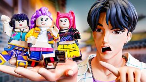 ХАНТРИКС В МИРЕ ЛЕГО??? K-Pop Охотницы на Демонов Анимация