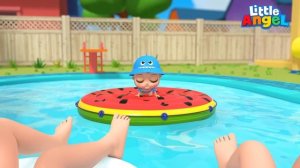 🍿 Плаваем В Бассейне 💦 Правила Поведения | Обучающие Мультики Для Малышей | Little Angel Русский