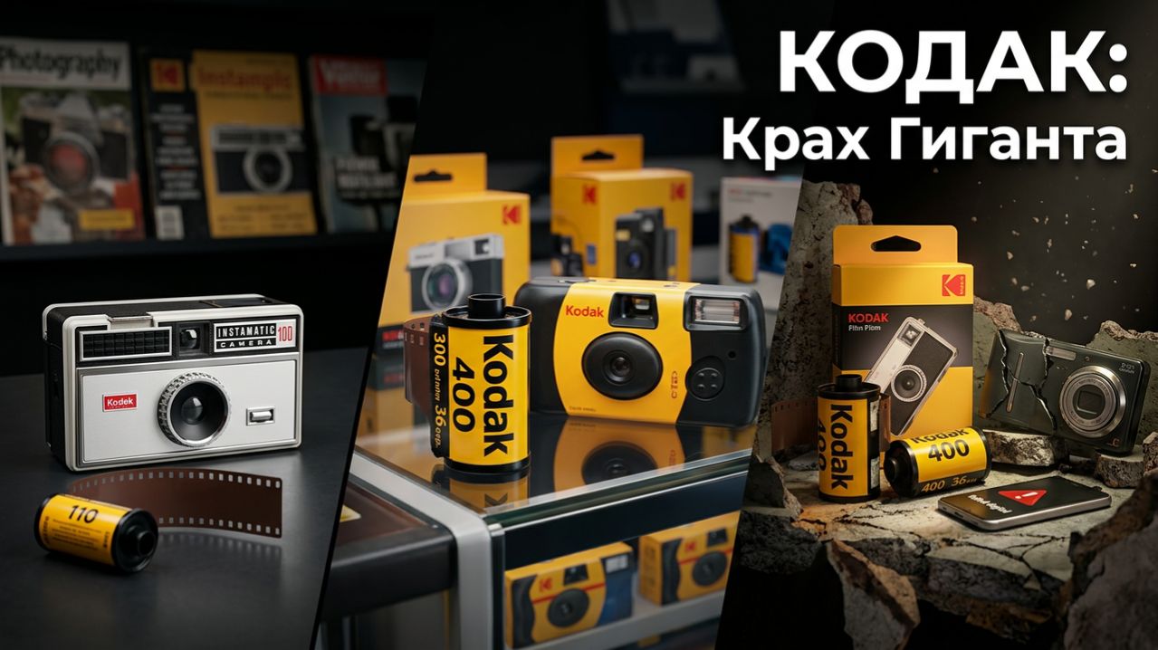 Kodak: Великий взлёт и трагическое падение легенды фотографии