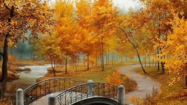 Раскида́ла листву и заплакала. Автор стихов Анжелика Плетнева